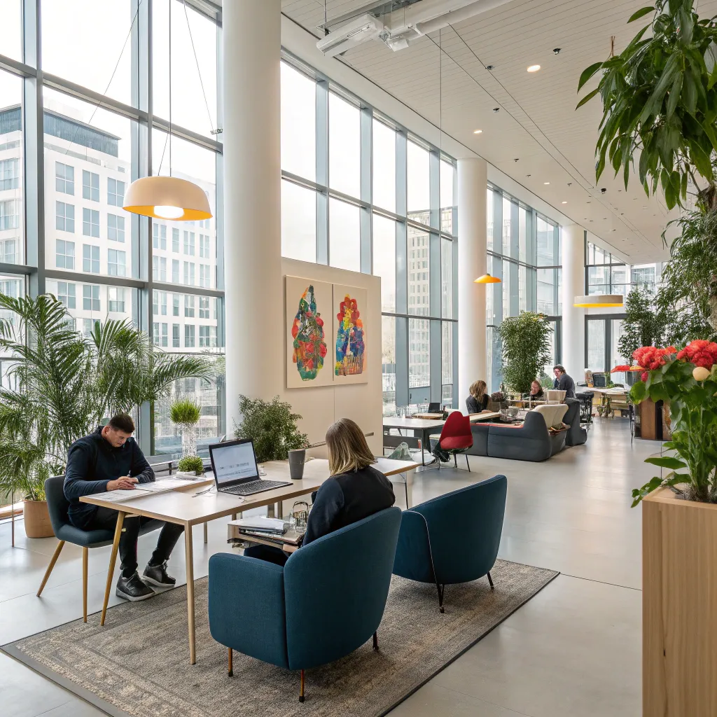 Modern coworking space at VALKORIEN